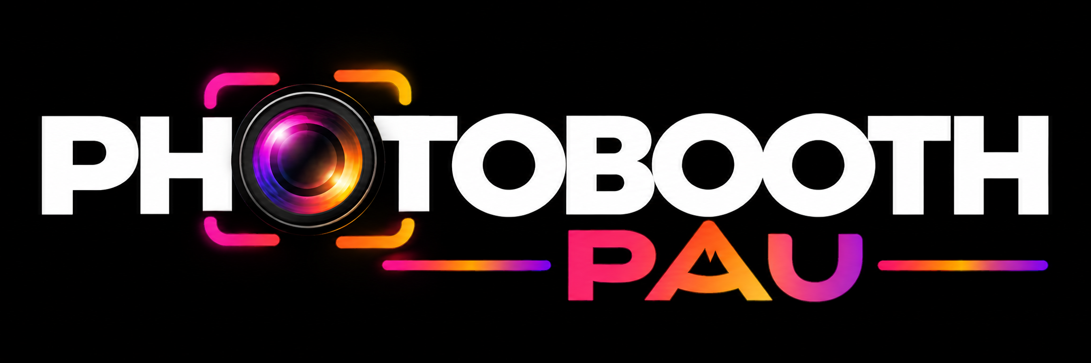Photobooth Pau — logo néon